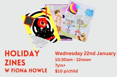 School holiday program - Holiday zines