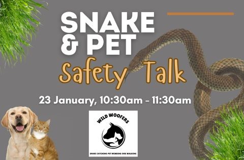 School holiday program: Snake and pet safety talk