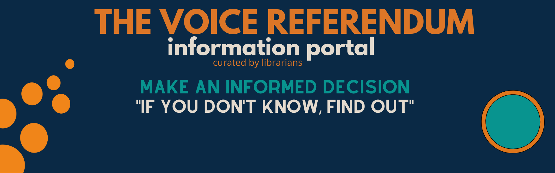 Information portal for the Voice Referendum